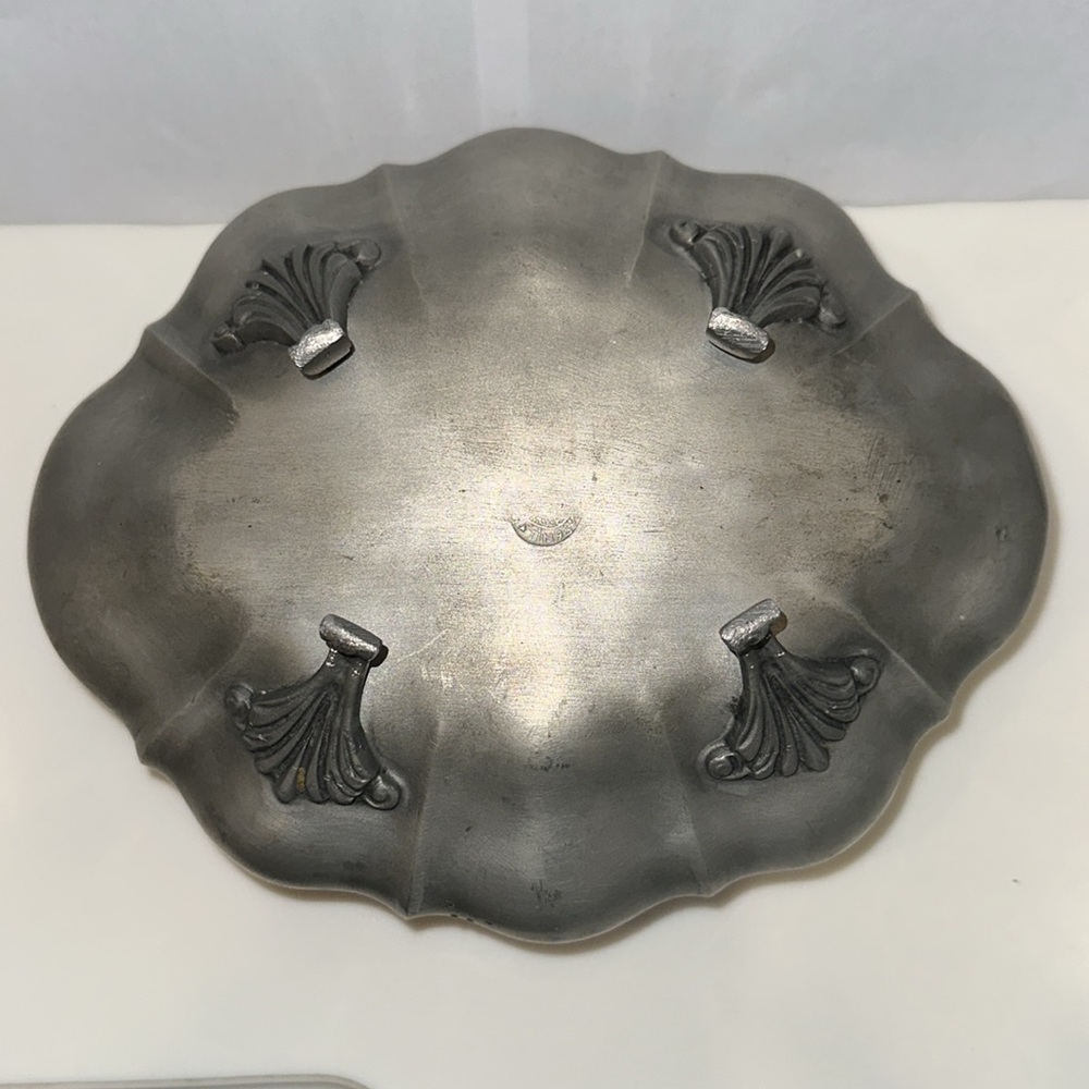 FEIN ZINN ETAIN FIN Elegant Vintage Pewter Tureen with Lid - Picture 5 of 12